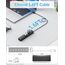PHIXERO 7 Port USB Hub, 1.6FT Long Cable USB 3.0 Hub USB Verteiler, Super Speed 5Gbps Datenhub, Kompatibel mit Allen USB Port Geräten (7 Port, 50CM Cable)