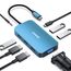 BENFEI USB C MST HUB-Docking Station 8-in-1, USB-C HUB mit 2*HDMI/1*VGA/3*USB 3.0/100W Power Delivery/3.5mm Aux-Audio, kompatibel mit iPhone 15 Pro/Max MacBook Pro/Air 2023 iPad Pro iMac S23