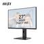 MSI PRO MP273QPDE E2 27 Zoll WQHD Büromonitor - 2560 x 1440 IPS Panel, 100Hz, augenfreundlich, eingebaute Lautsprecher, ergonomisch Einstellbarer Standfuß - HDMI 2.0b (WQHD@100Hz), DP 1.2a