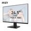 MSI PRO MP252 24.5 Inch Full HD Office Monitor - 1920 x 1080 IPS Panel, 100 Hz, Eye-Friendly Screen, Built-in Speakers, Tilt-Adjustable - HDMI 1.4b, D-Sub (VGA)