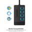 SABRENT USB Hub, USB Adapter 2.0, USB verlängerung mit EIN/AUS schaltern Geeignet, USB Verteiler mehrfach für PS4 PS5, PlayStation 5, Laptop, PC, drucker, MacBook, USB Stick (HB-UMLS)