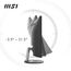MSI PRO MP341CQDE – 34" UWQHD (3440x1440) im 21:9-Format, 1500R Curved, 100Hz, HD-Ready, 3000:1 Kontrast, neigbar, VESA-kompatibel, DP 1.2a, 2X HDMI 2.0b