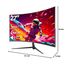 Gawfolk Curved Monitor 27 Zoll 100Hz, PC Bildschirm mit Lautsprecher 1080P, 1800R 75Hz Computerbildschirm mit Eye Care Technologie HDMI DP, unterstützt VESA