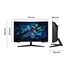Samsung Odyssey G55C Curved Gaming Monitor 32 Zoll, Bildschirm mit VA-Panel, 2.560 x 1.440 Pixel, 1.000R Radius, HDR10, AMD FreeSync, 165 Hz, Reaktionszeit 1 ms (MPRT), LS32CG554EUXEN