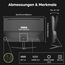 Amzfast 27 Zoll Curved Gaming Monitor 240Hz, 1920x1080 Full HD, Fast VA, 1500R, 1ms MPRT, Adaptive Sync, 4000:1 Kontrast, 95% DCI-P3, 130% sRGB, HDMI 2.0&DP 1.4, VESA 100x100mm, AMZG27C1 Pro