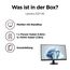 Lenovo D27-45 Monitor | 27" Full HD Monitor | 1920x1080 | 75Hz | 250 nits | 4ms Reaktionszeit | VA-Panel | HDMI | VGA | AMD Radeon FreeSync | entspiegelt | 4,6kg | schwarz
