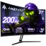 Amzfast Curved Gaming Monitor 27 Zoll - 200Hz, QHD 2560x1440, 1500R, 1ms MPRT, Adaptive Sync, 97% DCI-P3 | 5000:1 Kontrast, HDR, 400 cd/m², VESA 100×100, HDMI 2.0×2, DP 1.4×2 - AMZG27C1Q