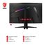 MSI MAG 325CQRXFDE 31,5 Zoll WQHD Curved Gaming Monitor - 1000R, 2560 x 1440 Rapid VA Panel, 240 Hz / 1ms, 115% sRGB, DisplayHDR 400, Adaptive Sync, Mystic Light - DP 1.4a, HDMI 2.0, USB Typ-C