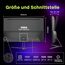 Amzfast Curved Gaming Monitor 27 Zoll - 200Hz, QHD 2560x1440, 1500R, 1ms MPRT, Adaptive Sync, 97% DCI-P3 | 5000:1 Kontrast, HDR, 400 cd/m², VESA 100×100, HDMI 2.0×2, DP 1.4×2 - AMZG27C1Q