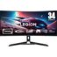 Lenovo Legion R34w-30 | 34" UWQHD Curved Gaming Monitor | 3440x1440 | 180Hz | 350 nits | 0,5ms Reaktionszeit | VA-Panel | HDMI | DisplayPort | AMD FreeSync Premium | entspiegelt | 8,1kg | schwarz