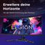 Lenovo Legion R34w-30 | 34" UWQHD Curved Gaming Monitor | 3440x1440 | 180Hz | 350 nits | 0,5ms Reaktionszeit | VA-Panel | HDMI | DisplayPort | AMD FreeSync Premium | entspiegelt | 8,1kg | schwarz