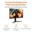 Amazon Basics Gaming-Monitor 24 Zoll (23,8 Zoll sichtbar(61 cm)), FHD 1080p, 165 Hz, VESA-kompatibel, adaptive Synchronisierung, 1 ms Reaktion, Schwarz
