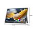 ARZOPA Portable Monitor 17.3 Zoll Großer Tragbarer Monitor mit FHD HDR IPS Display & Standfuß, Perfekt als USB-C und HDMI Zweitbildschirm für Laptop, PC, Smartphone, PS5, Xbox