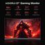 KOORUI Gaming Monitor 27 Zoll, 1500R Fläche Bildschirm 2560X1440 (QHD), 180HZ 1ms Mornitor, DCI-P3 90%, Ultradünne Blende, Einstellbare Neigung, Unterstützt HDMI/DP