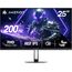 Amzfast Gaming Monitor 25 Zoll - 200Hz Fast IPS, FHD 1920x1080, 1ms MPRT, 124% sRGB, 320 cd/m², HDR, Integrierte Lautsprecher, VESA 75x75, HDMI 2.0/DP 1.4 - AMZG25X1