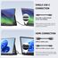 UPERFECT Portable Monitor 15,6 Zoll Tragbarer Monitor 1920 x 1080 Full HD IPS Bildschirm mit HDMI USB C für Laptop PC Handy PS4/5 Switch mit Schutzhülle, VESA-kompatibel, Schwarz
