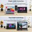 MAGICRAVEN Portable Monitor mit 2 Ständer, 15,6 Zoll Tragbarer Monitor 1920x1080 FHD Laptop Bildschirm Erweiterung IPS Screen, Mobiler Bildschirm für Laptop/PC/Mac,Plug und Play