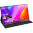 UPERFECT Portable Monitor 15,6 Zoll Tragbarer Monitor 1920 x 1080 Full HD IPS Bildschirm mit HDMI USB C für Laptop PC Handy PS4/5 Switch mit Schutzhülle, VESA-kompatibel, Blau