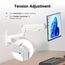 suptek Monitor Wandhalterung für 13-32 Zoll LED/LCD/TV Bildschirm bis 9 kg, Monitor Halterung mit voller einstellbaren Gasfeder, Höhenverstellbar, Neigbar Schwenkbar und Drehbar, VESA 75/100, Weiß