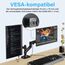 MAGICRAVEN Portable Monitor mit 2 Ständer, 15,6 Zoll Tragbarer Monitor 1920x1080 FHD Laptop Bildschirm Erweiterung IPS Screen, Mobiler Bildschirm für Laptop/PC/Mac,Plug und Play