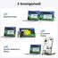 Dopesplay Laptop Bildschirm Erweiterung, 15.6" 1080P IPS Laptop Monitor Erweiterung, Dual Tragbarer Monitor, USB-C/HDMI Screen Extender für Laptop 13.3"-17", Plug & Play für Windows/Mac/Android/Chrome