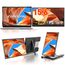 Dopesplay Laptop Bildschirm Erweiterung, 15.6" 1080P IPS Laptop Monitor Erweiterung, Dual Tragbarer Monitor, USB-C/HDMI Screen Extender für Laptop 13.3"-17", Plug & Play für Windows/Mac/Android/Chrome