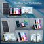 Teamgee 15.6" Laptop Bildschirm Extender für alle Laptops, 120% sRGB FHD 1080P Triple Portable Laptop Monitor Erweiterung mit Type-C USB HDMI Plug-Play für Mac, Windows, Chrome, Android