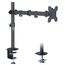 BONTEC Monitor Halterung für 13-32 Zoll Bildschirme, Höhenverstellbar Monitor Halterung 1 Monitor, VESA 75/100 mm, Neigbar Schwenkbar, Bildschirmhalterung, bis 8 kg