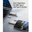 Lexar D40E 128 GB Dual Drive USB 3.2 Gen 1 Type-C Jump Drive, USB-C Flash Drive, Metallgehäuse, schwenkbares Design, Thumb Drive, Kompatibel mit iPhone 17,Silberner Champagner (Packung mit 2)