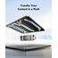 Lexar D40E 64 GB Dual USB 3.2 Gen 1 Type-C Jump Drive, USB-C Flash Drive, Metallgehäuse, Schwenkbares Design, Thumb Drive, Kompatibel Mit iPhone 17,Titangrau