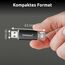 Intenso Twist Line 128 GB, Dual USB-Stick 3.2 Gen 1x1, USB-C und USB-A, 70MB/s, Anthrazit