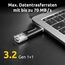 Intenso Twist Line 512 GB, Dual USB-Stick 3.2 Gen 1x1, USB-C und USB-A, 70MB/s, Anthrazit