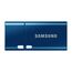 Samsung USB-Stick, USB-C, 128 GB, 400 MB/s Lesen, 60 MB/s Schreiben, USB 3.1 Flash Drive für Notebooks, Tablets und Smartphones, Blue, MUF-128DA/APC