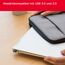 SANDISK Ultra Fit USB 3.2 Flash-Laufwerk 64 GB (Für Laptops, Spielkonsolen und Auto-Audiosysteme, Plug-and-Stay, 300 MB/s Lesen, RescuePRO Deluxe Software)