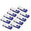 USB Sticks 4GB 10 Stück, AreTop High Speed USB 2.0 Metall Speicherstick Rotate Flash Drive Pack (Blau)