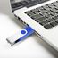 USB Sticks 4GB 10 Stück, AreTop High Speed USB 2.0 Metall Speicherstick Rotate Flash Drive Pack (Blau)