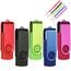 EASTBULL USB Stick 8GB 5 stück Speicherstick Mehrfarbig USB-Sticks Data Datenspeicher (8GB, Mehrfarbig)