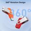 KEXIN USB Stick 16GB 5 Stück USB Sticks 3.0 Speicherstick Rotate Metall Mehrfarbig High Speed USB3.0 Flash Laufwerke Memory Stick Pack (16GB, Schwarz Blau Grün Rot Orange)