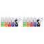 KEXIN USB Stick 64GB 5er Set, Speicherstick USB 2.0, Buntes Metallgehäuse, Drehbares Design - Schlüsselanhängergeeignete USB-Sticks (Packung mit 2)