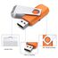 KEXIN USB Stick 64GB 5er Set, Speicherstick USB 2.0, Buntes Metallgehäuse, Drehbares Design - Schlüsselanhängergeeignete USB-Sticks (Packung mit 2)