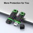 10 Stück 32GB USB Stick KEXIN Speicherstick 32GB USB 2.0 Sticks 10er Pack USB-Stick Set USB Flash-Laufwerk mit Cap LED-Licht Datenspeicher Stick Grün