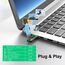 KEXIN USB Stick 64GB 10 Stück Speicherstick USB 2.0 Sticks 10er Pack mit LED-Licht USB-Sticks Daten Speicher Backup