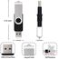 KOOTION 10 Stück USB Sticks 32GB Speichersticks Set USB 2.0 10 STK Memory Stick Metall 32G Thumb Drive 10er Pack Flash-Laufwerke Speicher Sticks 32 Gbyte Flash Sticks USB Flash Drives Bunt, Schwarz