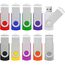 KOOTION 10 Stück USB Sticks 8GB Datenstick USB 2.0 Memory Sticks 10 STK USB Flash-Lauwferk Bunt Speichersticks Metall 8G 10er Pack Speicher Sticks Set USB Flash Drives Stick Flash 8 Gbyte Mehrfarbig