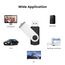 KOOTION USB Sticks 8GB 10er Pack Set Datenstick Memory Stick 10 STK Speichersticks 8G USB 2.0 10 Stück Flash Laufwerke Set Speicher Sticks USB Flash Drives Metall Stick Flash Bunt 8 Gbyte, Schwarz