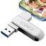 EOZNOE 64GB USB Stick für iPhone Flash Laufwerk Kompatibel mit OTG Android/Pad/Mac/PC, Keine App Erfordert für iPhone Speicherstick zum Halten von Fotos und Videos.