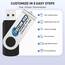 Individuelle 100 Stück USB Sticks 512MB 1GB 2GB 4GB 8GB 16GB 32GB mit personalisierter Metall-Memory-Stick und gedrucktem Logo Tastenform
