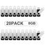 KOOTION USB-Sticks 8GB 20er Pack Memory Stick 20 Stück Set USB 2.0 Datenstick USB Flash Drives 8G Speichersticks 20 STK Flash-Laufwerke Thumb-Laufwerke Datenspeicher Stick Bunt 8 Gbyte Schwarz