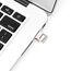 USB Stick 64GB, Metal Memory Stick USB 2.0 USB Stick 64 GB USB Flash Drive mit Schlüsselanhänger für Schule Büro Auto PC Laptop (Silber)