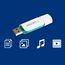 Philips Snow Edition 2.0 USB-Flash-Laufwerk USB-Stick 8GB für PC, Laptop, Computer Data Storage, Lesegeschwindigkeit bis zu 21 MB/s